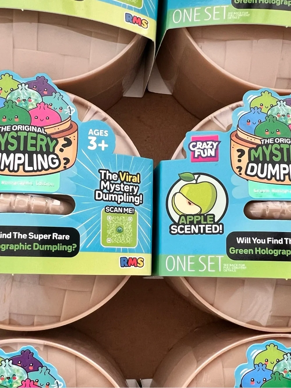 10 RMS Apple Scented Mystery Dumplings Surprise - Green Holographic